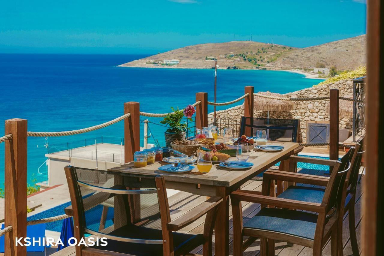 Kshira Oasis - Luxury 7-Bedroom Vila Qeparo Exteriör bild